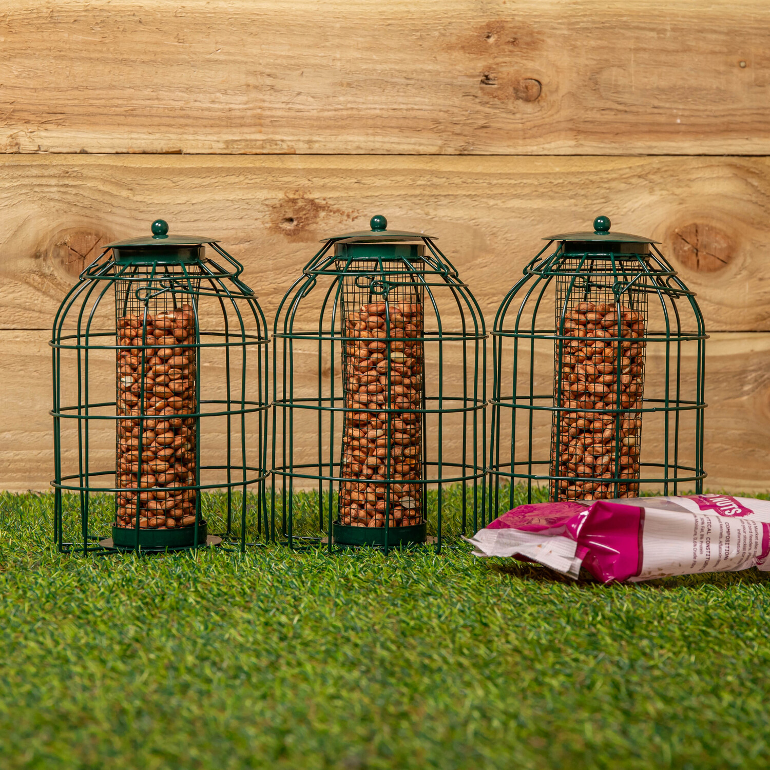 Image of 3 Pack Hanging Bird Nut Feeder&hellip;