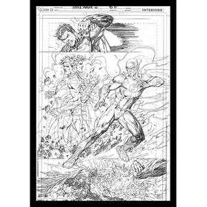 DC Comics Superman  Flash Limited Edition Art Print