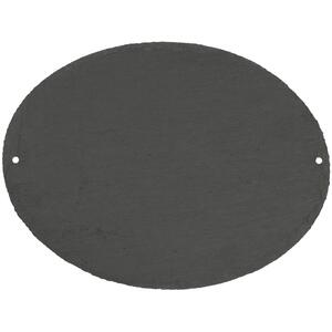 Oval Blank Slate House Sign