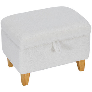 Teddy Fleece Storage Ottoman