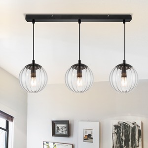 COSYLYTE Kingston 3 Light Glass Bar Pendant Light