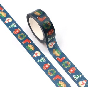 1 Roll Christmas Elements Washi Tape
