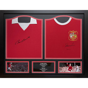 Charlton and Law Signed and Framed Shirt Display