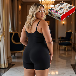 Figure8 Size 14 Shapewear Bodysuit and Tummy Control for Women Black