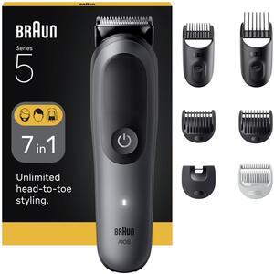 Braun All-in-One Series 5, AIO5520, 7in1 Grooming Kit - Grey
