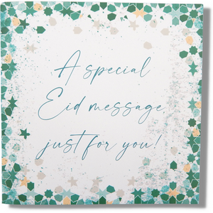 Record Your Own Eid Message Greeting Card