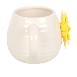 Sunshine Blossom 3D Sunflower Ceramic Mug