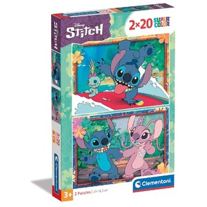 Stitch Puzzle Set 2 x 20 Piece Jigsaws