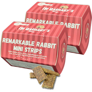 Mr Barnaby's Remarkable Rabbit Mini Strips Dog Treats