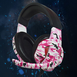 Vybe Camo Design Gaming Headset with AUX-in Support