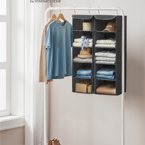 SONGMICS Hanging Wardrobe Storage Organiser