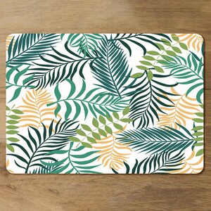 Tropical palm leaves Designer Placemat Set
