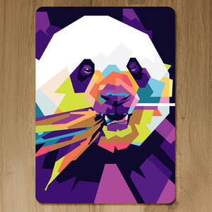 Colorful pop art of Panda Designer Placemat Set