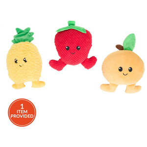 Jungle Fruits Plushies Dog Toy