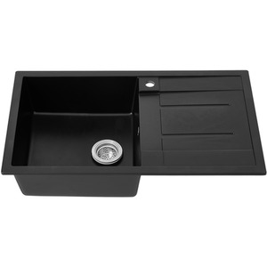 Darphe Single Bowl Kitchen Sink with Dish Drainers