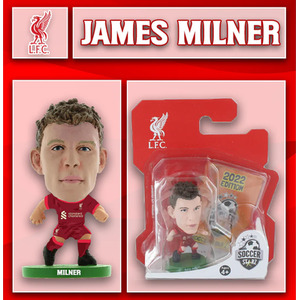 SoccerStarz Liverpool James Milner - Home Kit  2021 version  5cm Figure