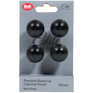 Pack of 4 Reeded Beehive Cabinet Knobs