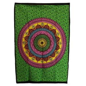 Vibrant Cotton Mandala Wall Art 70x110cm - Bright Home Decor