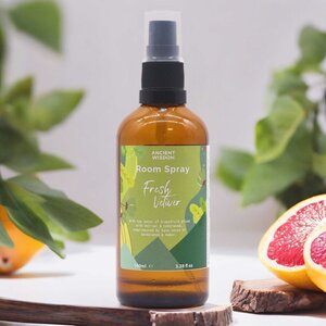 Fresh Vetiver Room Spray Citrus Earthy Fragrance