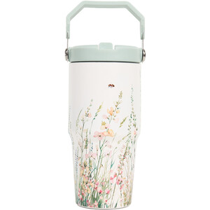 Floral Bees Vacuum Tumbler