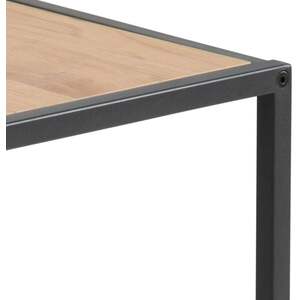 Wyld Haus El Paso Nesting Tables Set of 2 - Black Metal Frame, Wild Oak Tops