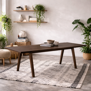 Jyvaskyla 286cm Extendable Dark Oak 8-Seater Dining Table