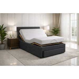 Ayla Electric Adjustable Bed With Mattress and Headboard
