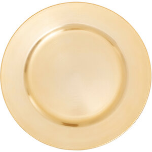 Dia Flat Gold  Charger Plate