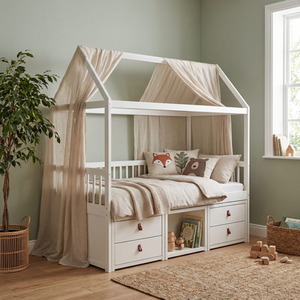 Lottie Bo Peep House Day Bed with Storage Drawers