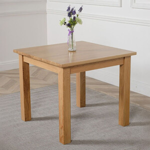 Oslo Minimalist Solid Oak Dining Table