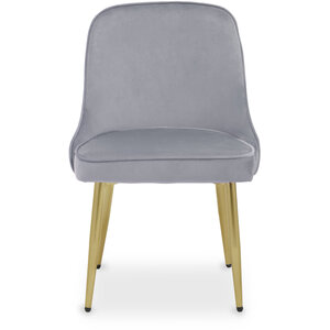 Demi Grey Velvet Dining Chair