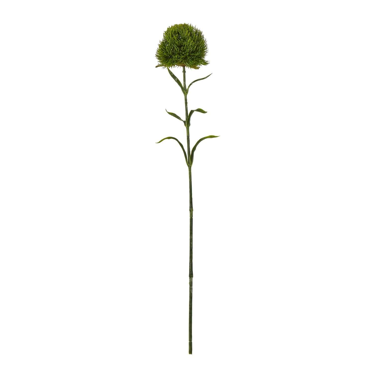 Set of 3 Dark Artificial Dianthus Stems - Green