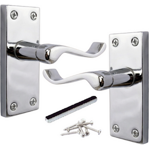 Victorian Scroll Latch Door Handle