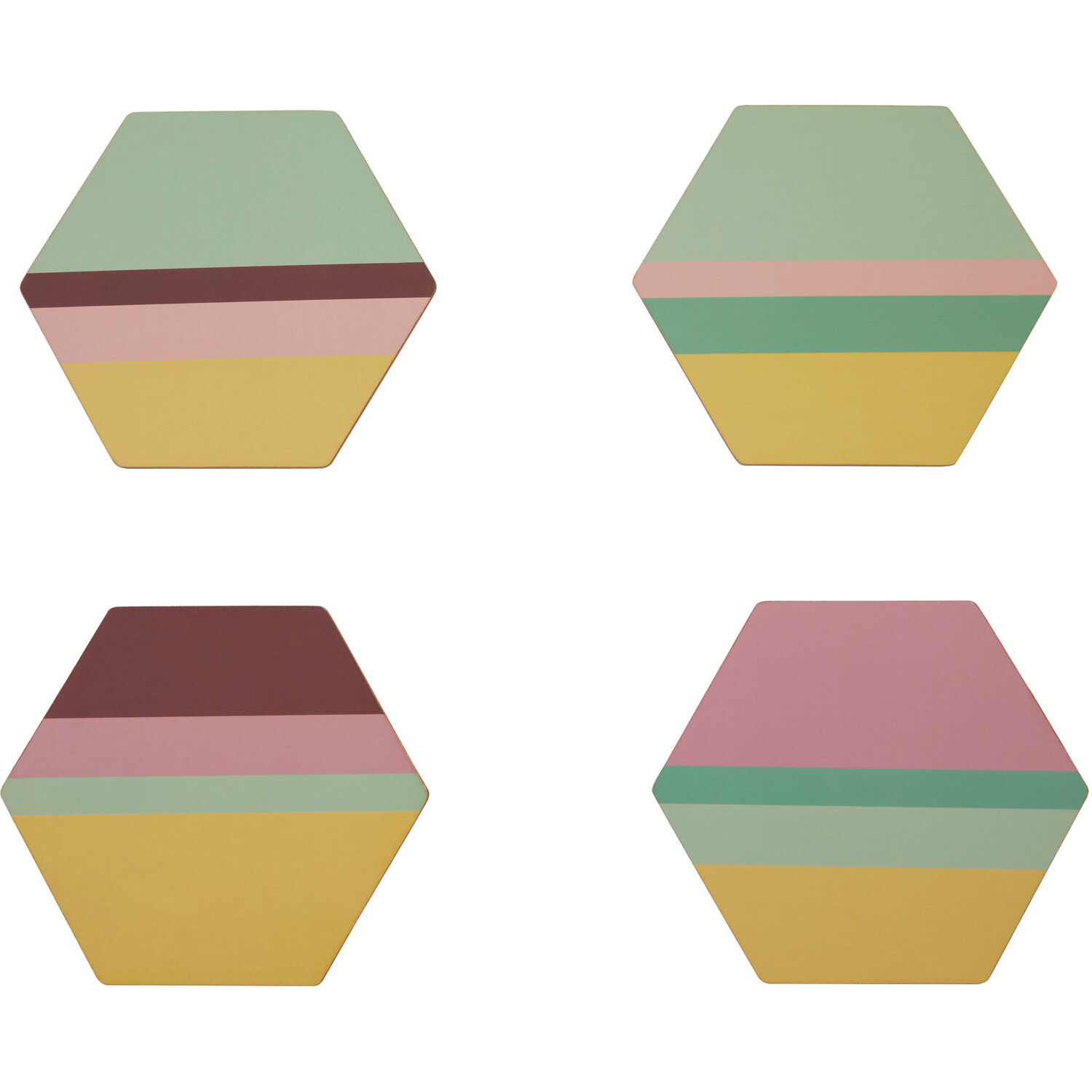 Image of Mimo Set Of Four Miami Stripe&hellip;