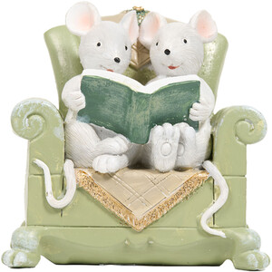 Cosy Tales Christmas Mice Ornament
