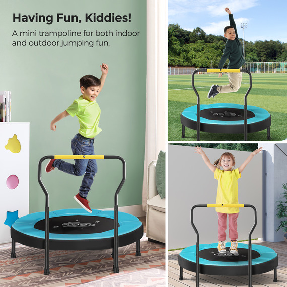 Mini Trampoline 3 ft, 91.4 cm Dia. Kids Trampoline