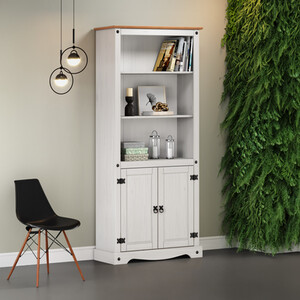 Corona 2 Door Bookcase