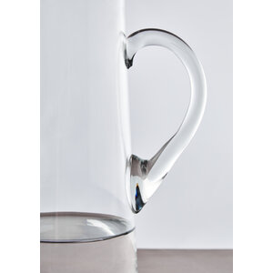 Ambra Clear Glass Pitcher.