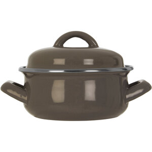 Porter Grey Enamel 12cm Casserole Dish