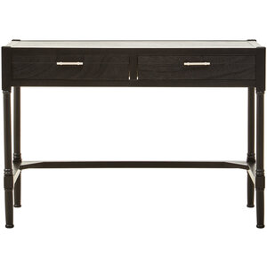 Heritage Two Drawer Black Finish Desk