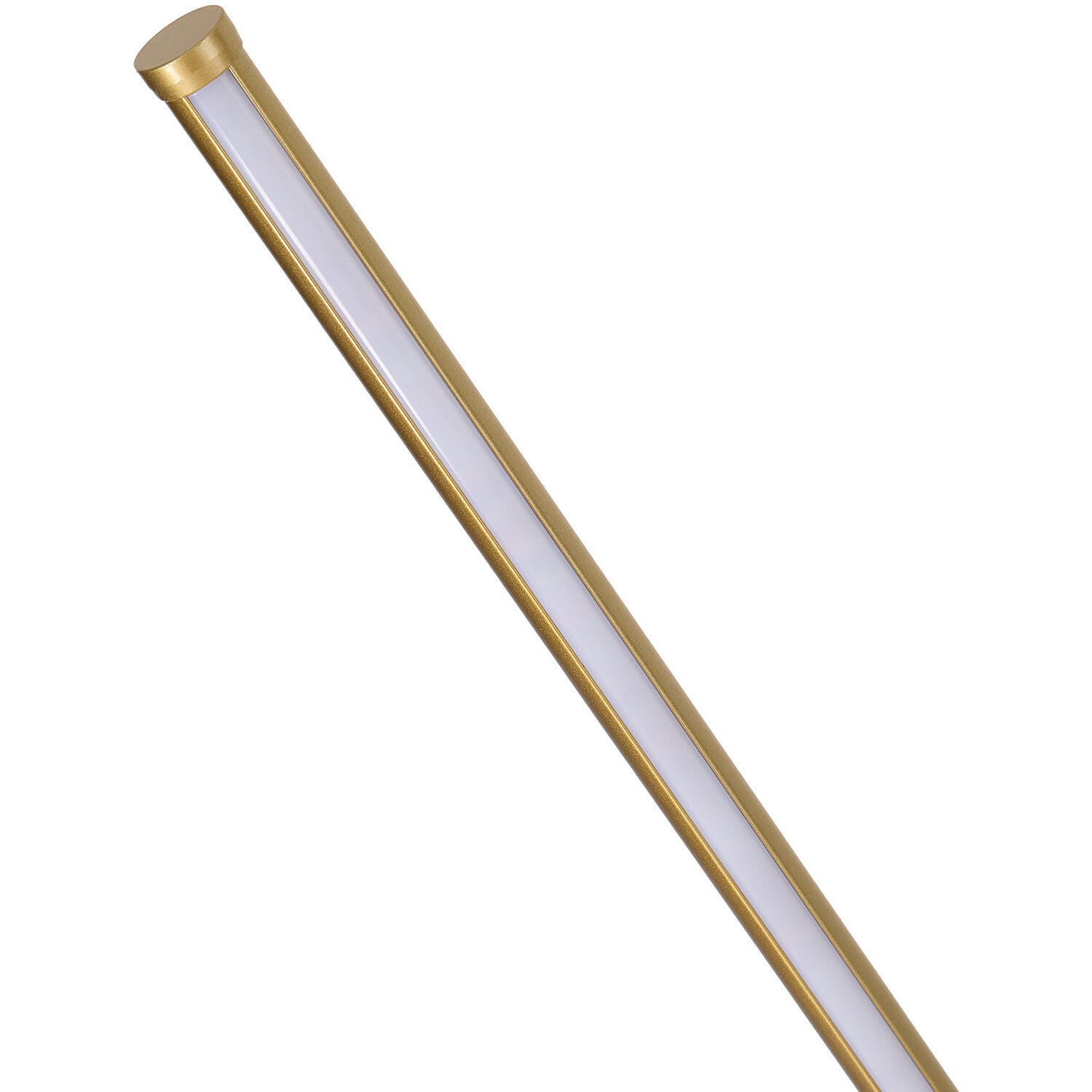 Modern Dimmable Led Floor Light With Remote - Gold