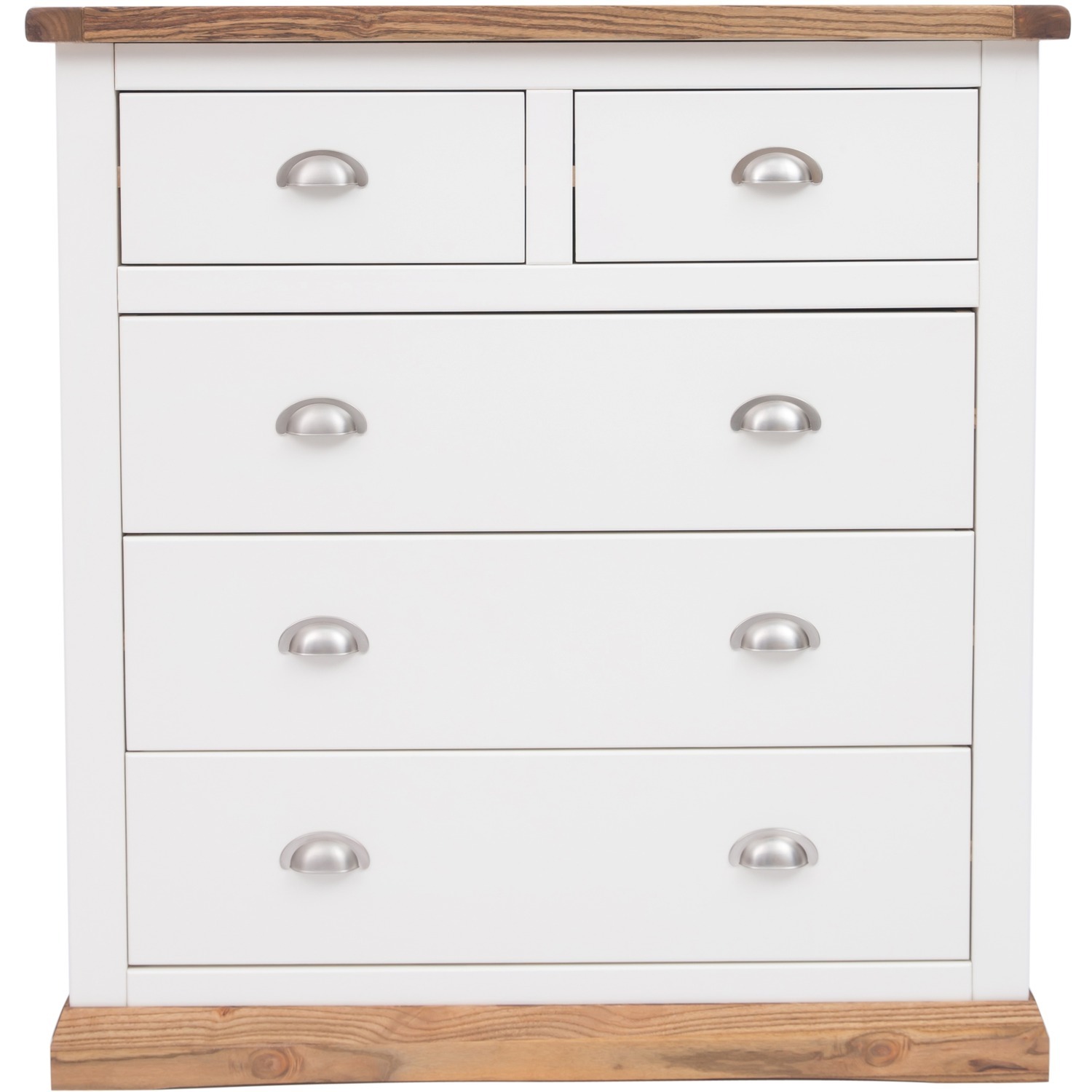 B&Q - Tropea 5 Drawer Chest Of Drawers Chrome Cup Handle - Image 2