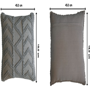 Alda Cushion Set of 2  Grey