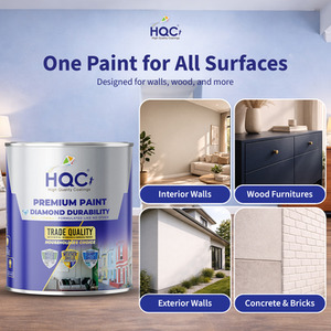 HQC Satin Paint - Smooth and Durable Satin Finish for Walls, Ceilings and Wood