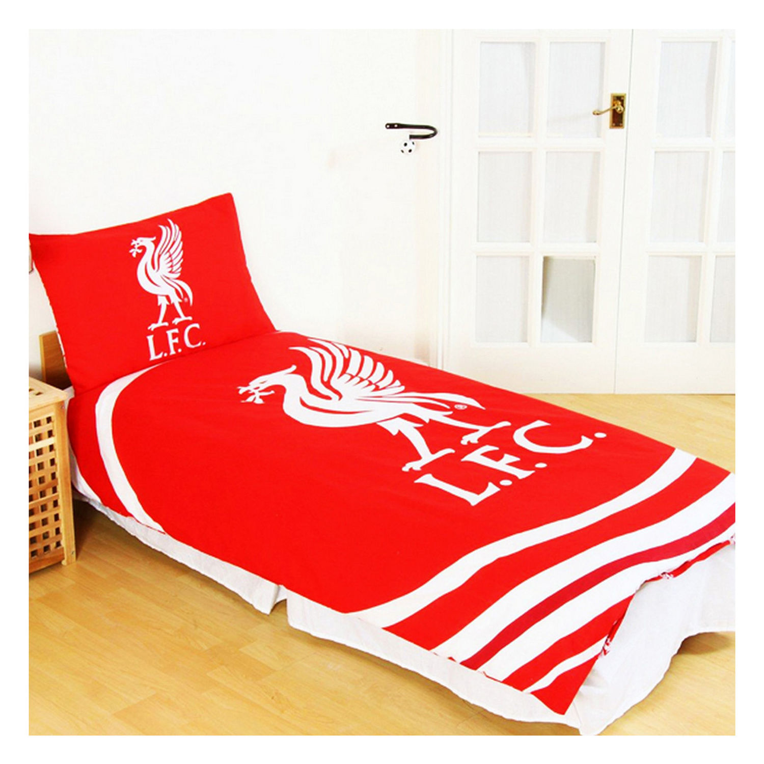 Liverpool FC Pulse Single Duvet Set - Red - One Size