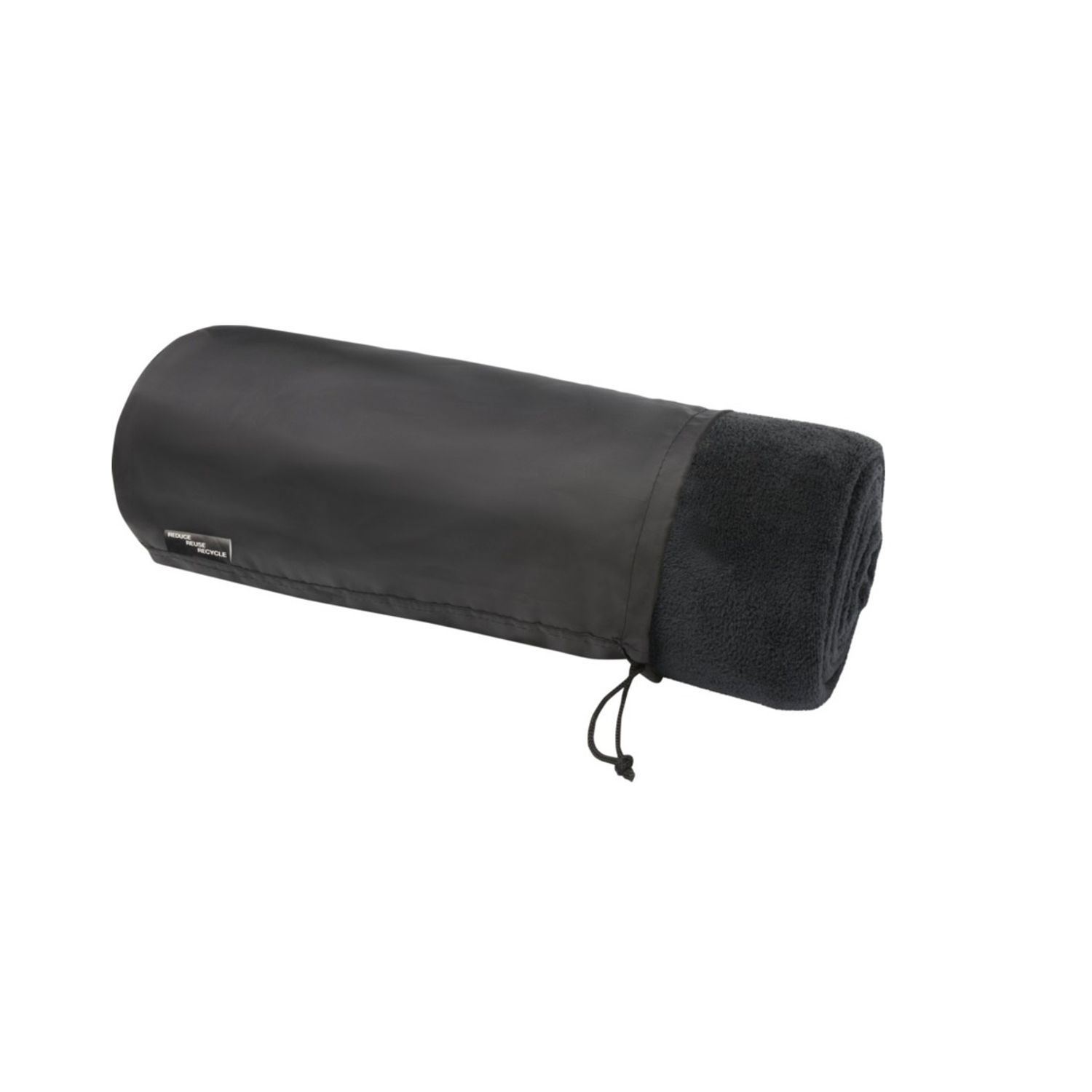 Seasons Lily Fleece Blanket - Solid Black