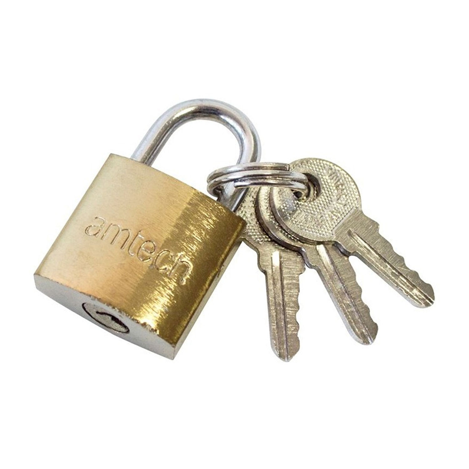 Amtech Brass Padlock 20Mm - One Colour