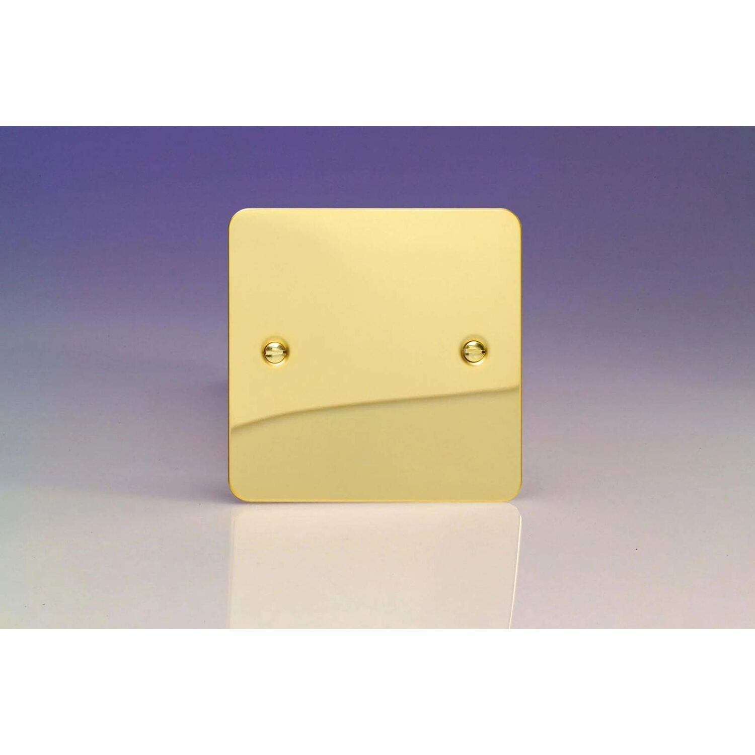 Blanking Plate Brass Single Ultraflat Polished Varilight XFVSB - Image 4