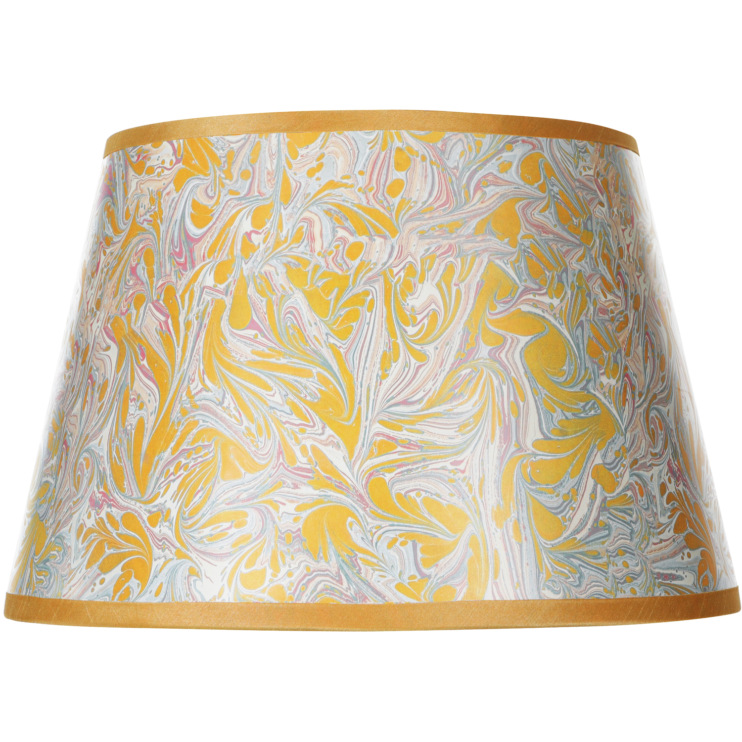 Frida Yellow Card Tapered Drum Shade 26cm