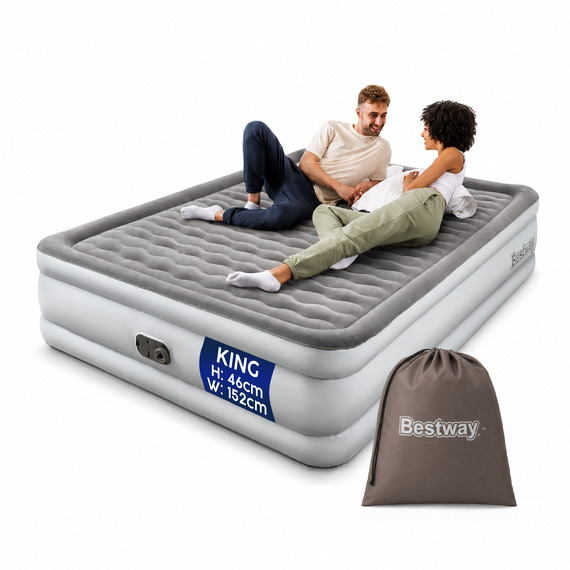 Bestway Tritech Kingsize Airbed With Built-In Pump